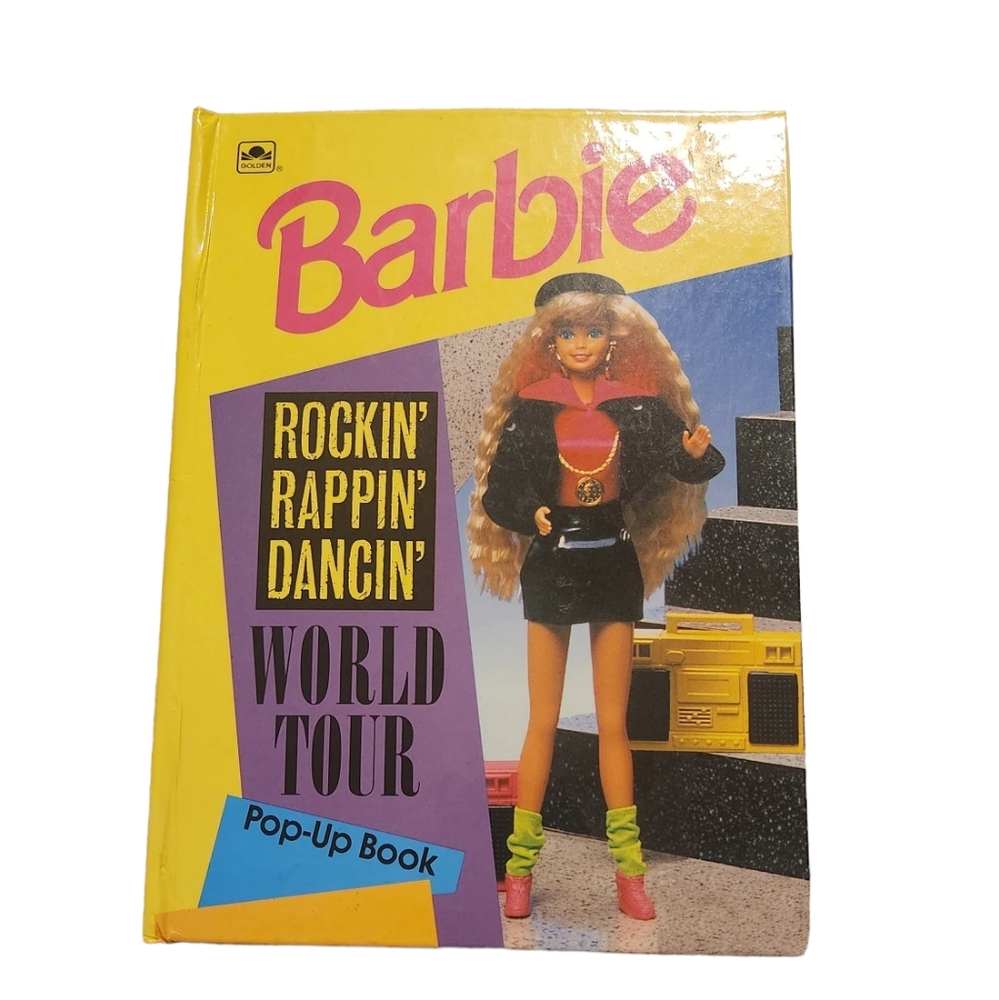 Vtg 90s Barbie Golden Book